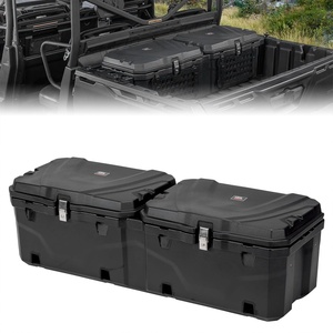 image:imageKEMIMOTO UTV Bed Box 110L Lockable Weather Resistant UTV Cargo Box Compatible with 20162026 CanAm Defender amp Defender Max OEM Replace 715003028