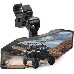 image:imageKEMIMOTO UTV Center Mirror Adjustable Aluminum Clamp UTV Rear View Mirror Fits 152 Roll Cage and Compatible with Polaris RangerPolaris RZRPioneerTalonTeryxMuleCan Am X3 CFMOTO