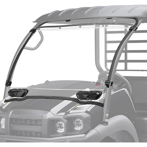 image:imageKEMIMOTO Vented Windshield Compatible with Kawasaki Mule SX SE XC LE 2017 Scratch Resistant 14 Thick Polycarbonate Hard Coated UTV Front Windscreen