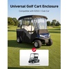 image:imageKEMIMOTO 2 Passenger Golf Cart Enclosure 600D 2 Seat Golf Cart Rain Cover  Universal Waterproof Weather Enclosure with Clear TPU Windshield Compatible with EZGO Club Car2 Seats for 5860L