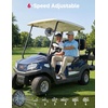 image:imageKEMIMOTO 8Inch Magnetic Golf Cart Fan with Reinforced Metal Ball Joint  3 Light Modes amp 6Speed Magnetic Fan for Golf Cart Forklift Compatible with EZGO RXV Club Car1 Pack2