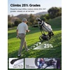 image:imageKEMIMOTO ApexAI Electric Golf Caddy that Follows You 492 FT Remote Control Power Assist Mode Dual 240W Motor 36Hole Battery IPX5 Compact Folding wUSBC Drink amp Umbrella Holder