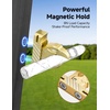 image:imageKEMIMOTO Magnetic Holder for Golf Cart Universal Fit for 3560 Ring  Powerful Magnetic Hold Stylish Design BlackGold