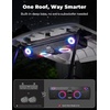 image:imageKEMIMOTO Midnight 90 Golf Cart Stereo System 800W Max Power AllinOne Sound System Waterproof Sound Bar with Subwoofer BT 53 Outdoor Golf Speakers with RGB Lights Compatible with Club Car EZGO