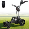 image:imageKEMIMOTO ApexR Electric Golf Cart with Power Assist Mode 492FT Remote Control Dual 240W Motor 36 Hole Battery IPX5 Water Resistant Compact Folding Golf Caddy w USBC Drink amp Umbrella Holder