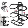 image:imageKEMIMOTO Golf Cart Bag Holder HeavyDuty Golf Cart Bag Attachment  Compatible with EZGO Valor RXV Club Car Universal Fit for Most Handrail Dimensions 3 Adjustable Height amp Foldable Base