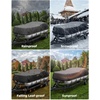 image:imageKEMIMOTO Pontoon Boat Cover 1720ft Heavy Duty UV Resistant Waterproof Oxford Fabric Trailerable Pontoon Cover with 13 Adjustable Tie Down StrapsBlackBlack