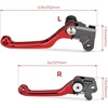 image:imageBrake Clutch Levers Foldable Compatible with CR250R CR125R 19922003 CR80R CR85R 19982007 CRF125F 20142018 CRF150R 0722XR650R 0006CRF450R 20022003 CNC Set