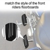 image:imageISSYAUTO Motorcycle Floorboards Passenger Floorboards Foot Pegs Mount Bracket Kits for Touring Models Road King Street Glide 19932024 Footboards Chrome
