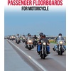 image:imageISSYAUTO Motorcycle Floorboards Passenger Floorboards Foot Pegs Mount Bracket Kits for Touring Models Road King Street Glide 19932024 Footboards Chrome