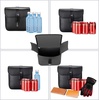 image:imageISSYAUTO Motorcycle Saddle Bags 2 Pack PU Leather Universal Saddlebags 16 Liter Capacity for Shadow Boulevard Sportster Softail Dyna