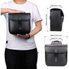 image:imageISSYAUTO Motorcycle Saddle Bags 2 Pack PU Leather Universal Saddlebags 16 Liter Capacity for Shadow Boulevard Sportster Softail Dyna