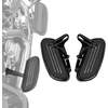 image:imageISSYAUTO Passenger Floorboards with Mount Bracket Kits for Road Glide Street Glide Road King Electra Glide 19932023 Black Footboards