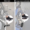 image:imageISSYAUTO Passenger Floorboards with Mount Bracket Kits for Road Glide Street Glide Road King Electra Glide 19932023 Black Footboards