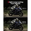 image:imageIssyzone Motorcycle Mirrors Rearview Side Integrated Turn Signal Mirror Compatible with 20062015 GSXR 600 750 Mirrors GSXR1000 K5 K6 K7 K8 K9 20052008 sv650 sv650s 20032008 sv1000s sv1000 20032007