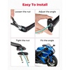 image:imageIssyzone Motorcycle Mirrors Rearview Side Integrated Turn Signal Mirror Compatible with 20062015 GSXR 600 750 Mirrors GSXR1000 K5 K6 K7 K8 K9 20052008 sv650 sv650s 20032008 sv1000s sv1000 20032007