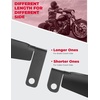 image:imageKEMIMOTO 1 Pair Motorcycle Handguards Coffin Cut Hand Guard Hand Shields Compatible with 20122024 2025 Softail Fat Bob Slim Sport Glide FL with Cable Clutch