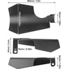 image:imageKEMIMOTO 1 Pair Motorcycle Handguards Coffin Cut Hand Guard Hand Shields Compatible with 20122024 2025 Softail Fat Bob Slim Sport Glide FL with Cable Clutch