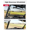image:imageKEMIMOTO 3IN1 Flip Windshield Compatible with CFMOTO UFORCE U10 ProPro XL 2025 Upgraded Handle Windshield with PreInstalled Rubber Strips AntiScratch Front Window Accessories