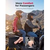 image:imageKEMIMOTO ATV Passenger Seat with Security Armrest ATV Rear Seat Compatible with 20152024 Can Am Outlander Max 400 450 500 570 650 700 800 800R 850 1000 Complete Seat Kit Replacement OEM 715002373