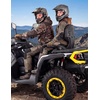 image:imageKEMIMOTO ATV Passenger Seat with Security Armrest ATV Rear Seat Compatible with 20152024 Can Am Outlander Max 400 450 500 570 650 700 800 800R 850 1000 Complete Seat Kit Replacement OEM 715002373