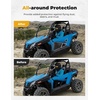 image:imageKEMIMOTO Aluminum Lower Doors Compatible with CFMOTO ZForce 800 Black Powder Coated Lower Half Door Panels Insert Compatible with 20152020 CFMOTO ZForce 800 TrailEX  20182019 ZForce 1000
