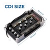 image:imageKEMIMOTO CDI Switch Box 2pcs Compatible with 50275 HP Mercury Outboard Motor Power Pack Replaces Part Numbers 3327778 185775