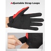 image:imageKEMIMOTO Dirt Bike Gloves for MenWomen Touchscreen Breathable Motorcycle Gloves Summer for Motocross Biking Red L