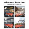 image:imageKEMIMOTO Flip Up Windshield Compatible with CFMOTO ZForce 800  800ex  800 trail 500 trail 20162022 2IN1 Folding Window Fully UVProof OneHand Operation Front Full Windshield