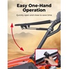 image:imageKEMIMOTO Flip Up Windshield Compatible with CFMOTO ZForce 800  800ex  800 trail 500 trail 20162022 2IN1 Folding Window Fully UVProof OneHand Operation Front Full Windshield