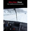 image:imageKEMIMOTO Glass Windshield with Manual Wipers Scratch Resistant Compatible with CFMOTO UFORCE 1000 201920261000 XL 20222026 DOT Approved UTV Front Windshield Accessories