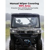 image:imageKEMIMOTO Glass Windshield with Manual Wipers Scratch Resistant Compatible with CFMOTO UFORCE 1000 201920261000 XL 20222026 DOT Approved UTV Front Windshield Accessories