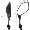 image:imageKEMIMOTO Motorcycle CBR 600 CBR600RR Rear View Mirrors Side Mirror Compatible with F4 F4I CBR1000RR CBR300R CBR500R CBR900 CBR919 CBR929 CBR954 VTR1000 GT125R GT250R