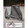 image:imageKEMIMOTO Motorcycle Cover Compatible with Surron X X160 X260 Waterproof Protective All Weather Mini Motorcycle Rain Cover Sunlight Dust with Windproof BuckleBlack