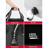 image:imageKEMIMOTO Motorcycle Dry Bag 80L 500D PVC Waterproof Duffel Bag Motorcycle Luggage Bag Travel Bag Back Seat Rack Trunk Bag for Motorcycle Trip Camping Rainproof Grey F111604801GY