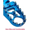 image:imageKEMIMOTO Motorcycle Foot Peg Compatible with Surron Light Bee XS Footpegs x260 and x160 Talaria Sting MX3 MX4 Talaria XXX Electric Dirt Bike Blue