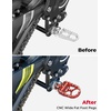 image:imageKEMIMOTO Motorcycle Foot Peg Compatible with Surron Light Bee XS Footpegs x260 and x160 Talaria Sting MX3 MX4 Talaria XXX Electric Dirt Bike Red