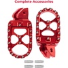 image:imageKEMIMOTO Motorcycle Foot Peg Compatible with Surron Light Bee XS Footpegs x260 and x160 Talaria Sting MX3 MX4 Talaria XXX Electric Dirt Bike Red