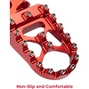 image:imageKEMIMOTO Motorcycle Foot Peg Compatible with Surron Light Bee XS Footpegs x260 and x160 Talaria Sting MX3 MX4 Talaria XXX Electric Dirt Bike Red