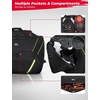 image:imageKEMIMOTO Motorcycle Gear Bag 112L Dirt Racing Bag for Motocorss Supercross Snowmobile Extra Large Capability XXL Black