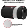 image:imageKEMIMOTO Motorcycle Handlebar Bag Small Bag with Shoulder Strap Waterproof Motorcycle Barrel Bag Storage Bag Compatible with Ruckus Bike Adventure UTV Scooter 01901BK