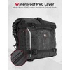 image:imageKEMIMOTO Motorcycle Saddlebag Waterproof Motor Luggage Pack Motorbike Side Bag 18L Fits Daul Sport Standard Minimoto Adventure Motorcycle Racks Black KMF111606721BK