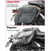image:imageKEMIMOTO Motorcycle Saddlebags with Tail lights Moving Backwards 32L Leather Saddle Bags Motorcycles Compatible with Sportster 883