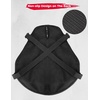image:imageKEMIMOTO Motorcycle Seat Cushion with Mini Pump Foldable Air Fillable 3D Air Cushion Motorcycle Seat Pad Compatible with Touring CVO Road Glide Ultra Limited Tri Glide Black