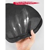 image:imageKEMIMOTO Motorcycle Seat Cushion with Mini Pump Foldable Air Fillable 3D Air Cushion Motorcycle Seat Pad Compatible with Touring CVO Road Glide Ultra Limited Tri Glide Black