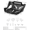 image:imageKEMIMOTO Motorcycle Skid Plate Compatible with Sportster S RH1250 2021 2022 2023 2024 2025 Engine Skid Plate Black Sportster S Accessories