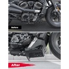 image:imageKEMIMOTO Motorcycle Skid Plate Compatible with Sportster S RH1250 2021 2022 2023 2024 2025 Engine Skid Plate Black Sportster S Accessories
