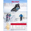 image:imageKEMIMOTO Motorcycle Winter Gloves Men Women Waterproof Cold Weather Warm Carbon Fiber Gauntlet Touch Screen Riding Windproof Enduro ATV UTV Scooter Snowmobile Black L