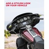 image:imageKEMIMOTO Spear Blade Mirrors Motorcycle Rear View Mirrors 1 Pair for Touring Street Glide Electra Glide Sportster Softail Dyna ChromeBlack