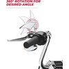 image:imageKEMIMOTO Spear Blade Mirrors Motorcycle Rear View Mirrors 1 Pair for Touring Street Glide Electra Glide Sportster Softail Dyna ChromeChrome